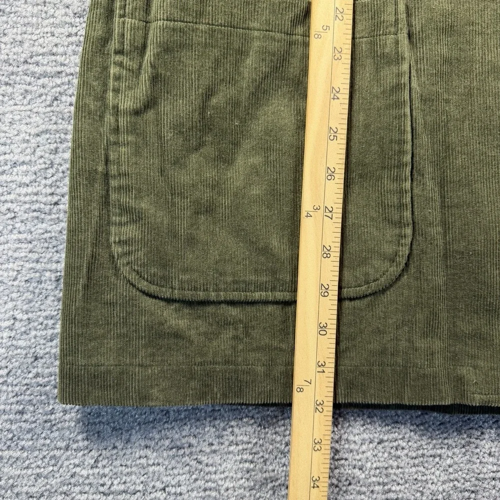 Preswick & Moore Mens Olive Green Corduroy Blazer Sport Coat XL Patch Pockets